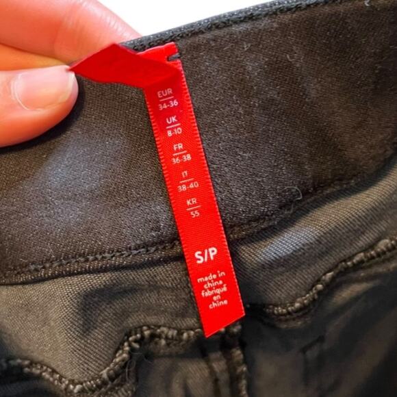 SPANX Black Distressed Skinny Jeans - Picture 10 of 12